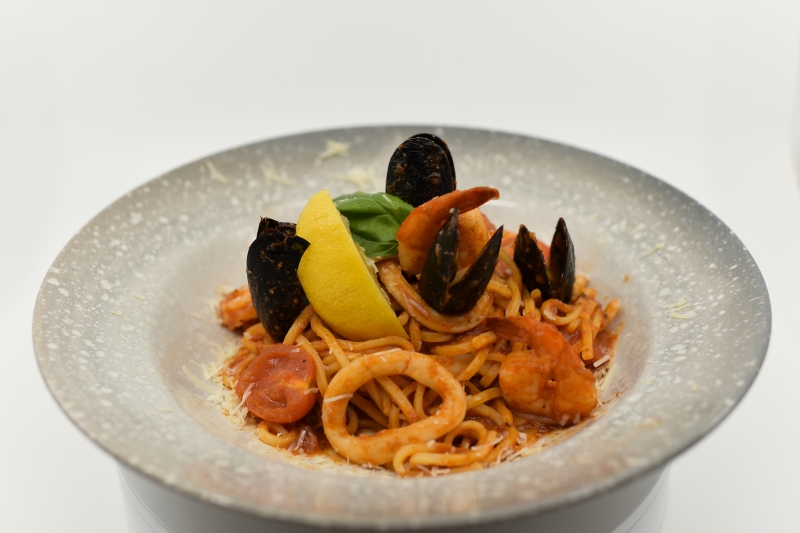 Spaghete cu fructe de mare / Spaghetti with seafood
