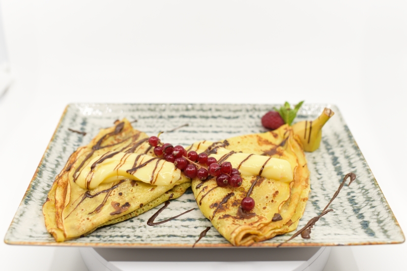 Clătite cu brânză de vaci / Pancakes with cottage cheese